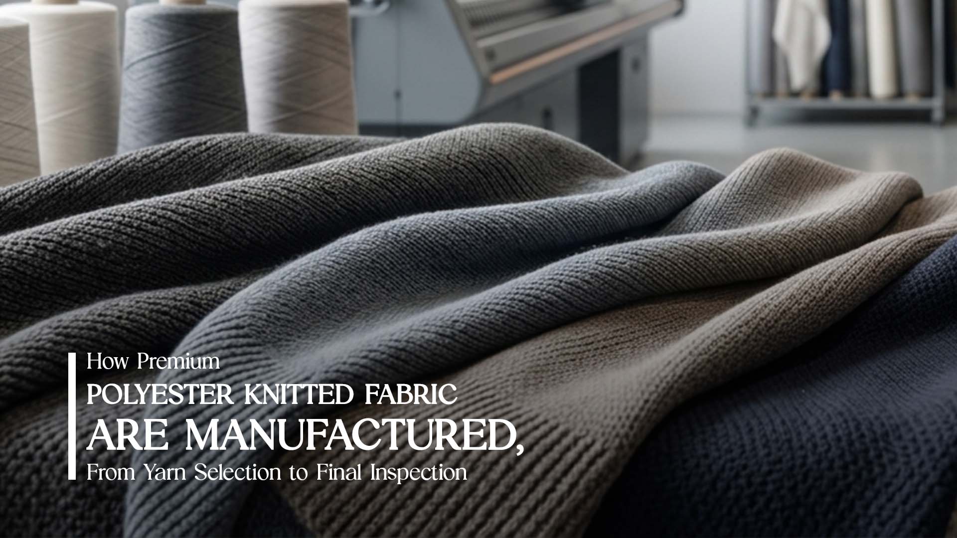 How Premium Polyester Knitted Fabrics Are Manufactured, From Yarn Selection to Final Inspection