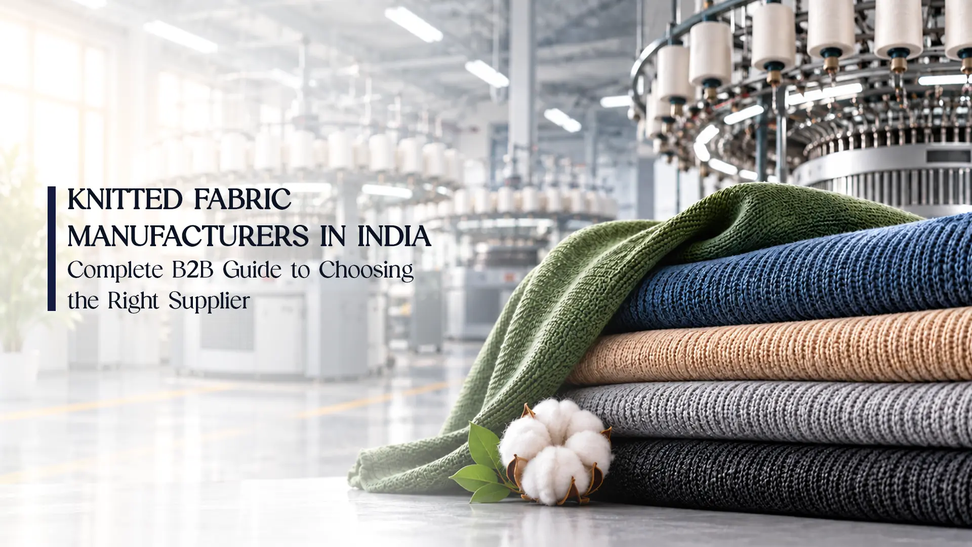 Knitted Fabric Manufacturers in Indi Complete B2B Guide to Choosing the Right Supplier